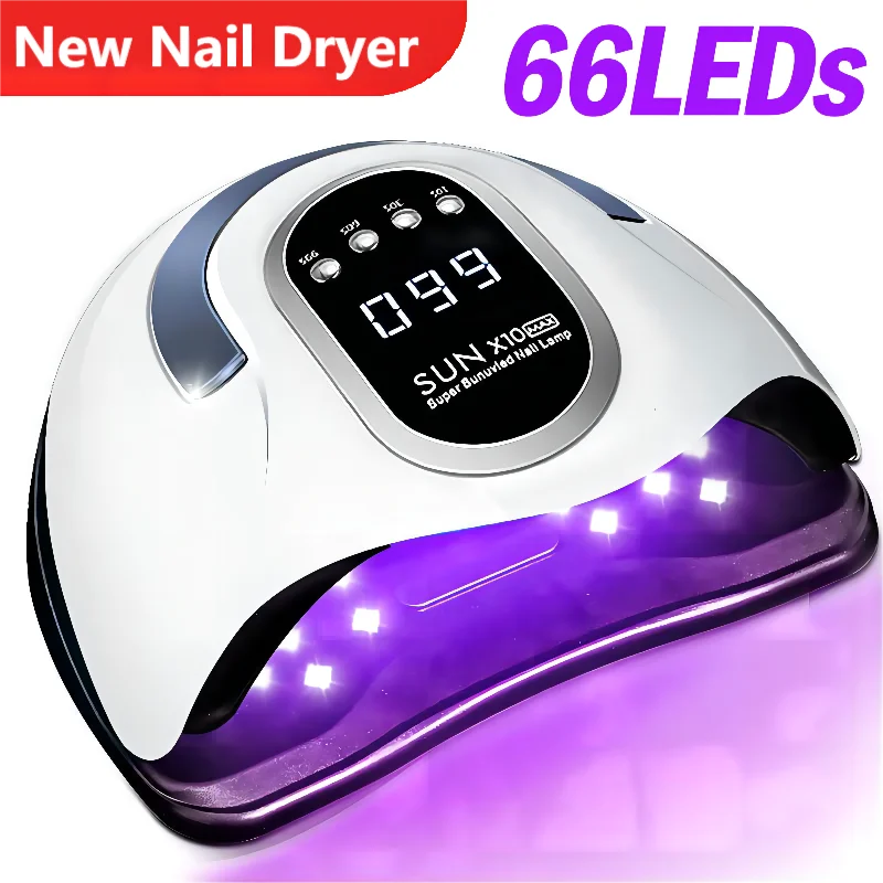 Uv Led Lamp For Nails Wave Drying Machine Gel Polish Gellak Lampara With Motion Sensor