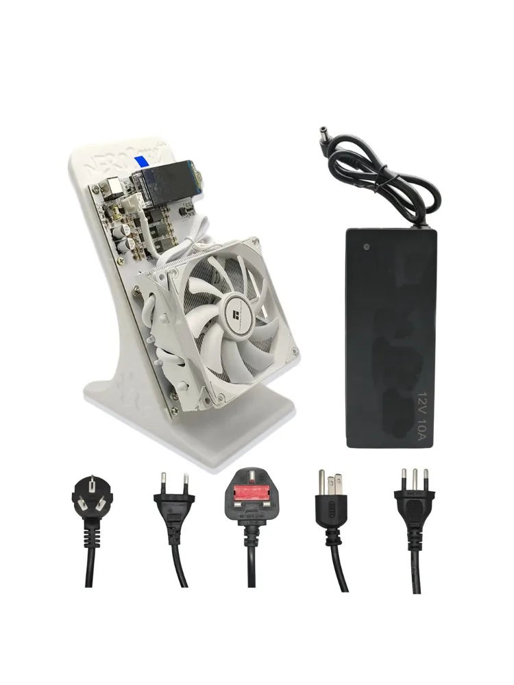 White NerdQaxe++ 4.8TH/S Bitcoins Miner Plus BTC Mining Machine