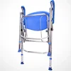 Height Adjustable Elderly Bedside Commode Toilet , Portable Foldable Mobility Aids Shower Chairs, Pregnant Women Toilet Chairs 3