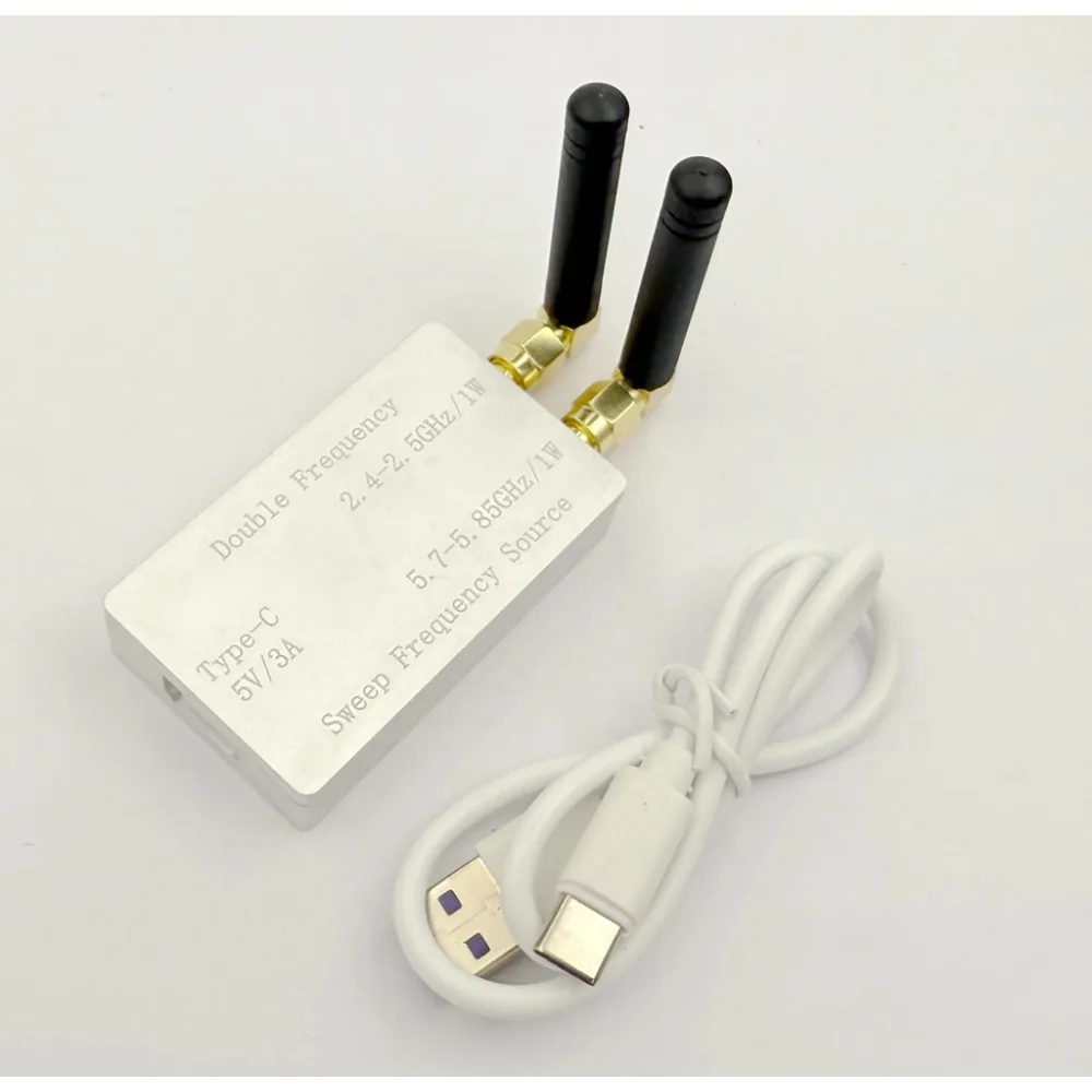 듀얼 안테나 1W 출력 전력 2.4GHz / 5.8GHz 이중 주파수 스윕 소스