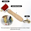 40mm Silicone Handwheel, Silicone + Brass Double-ended Seam Roller, 6mm Brass Pressure Wheel, PVC Seam Welding Tool/Welding Tool 3