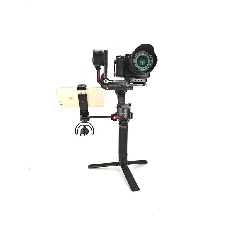 Monitorhalterung Verlängerungsgriff Metall mit Kaltschuh für DJI RS4/RS4 PRO/Ronin S3 RS3 PRO/Ronin S3 Mini/RS2/RSC2 Gimbal stabilisieren – Detail 1