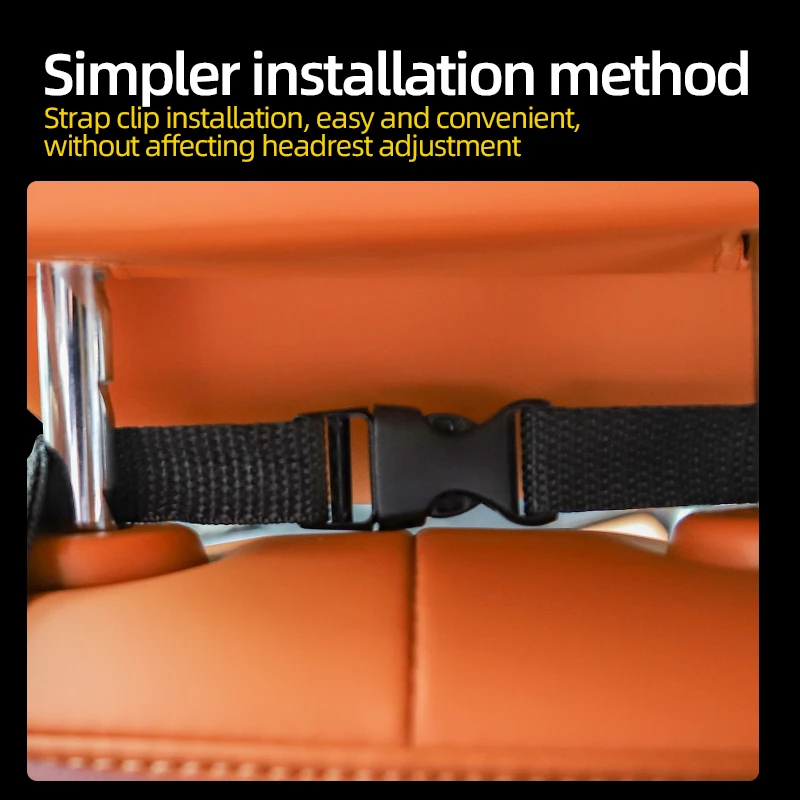 Multifunctional Car Seat Storage Bag Leather Garbage Storage Suitable for Most Car Models