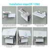 2 In 1 Starlink Gen 3 Router Mount&Holder-For StarLink Internet Kit Satellite ABS Holder,For StarLink V3 Power Supply Brackets 5