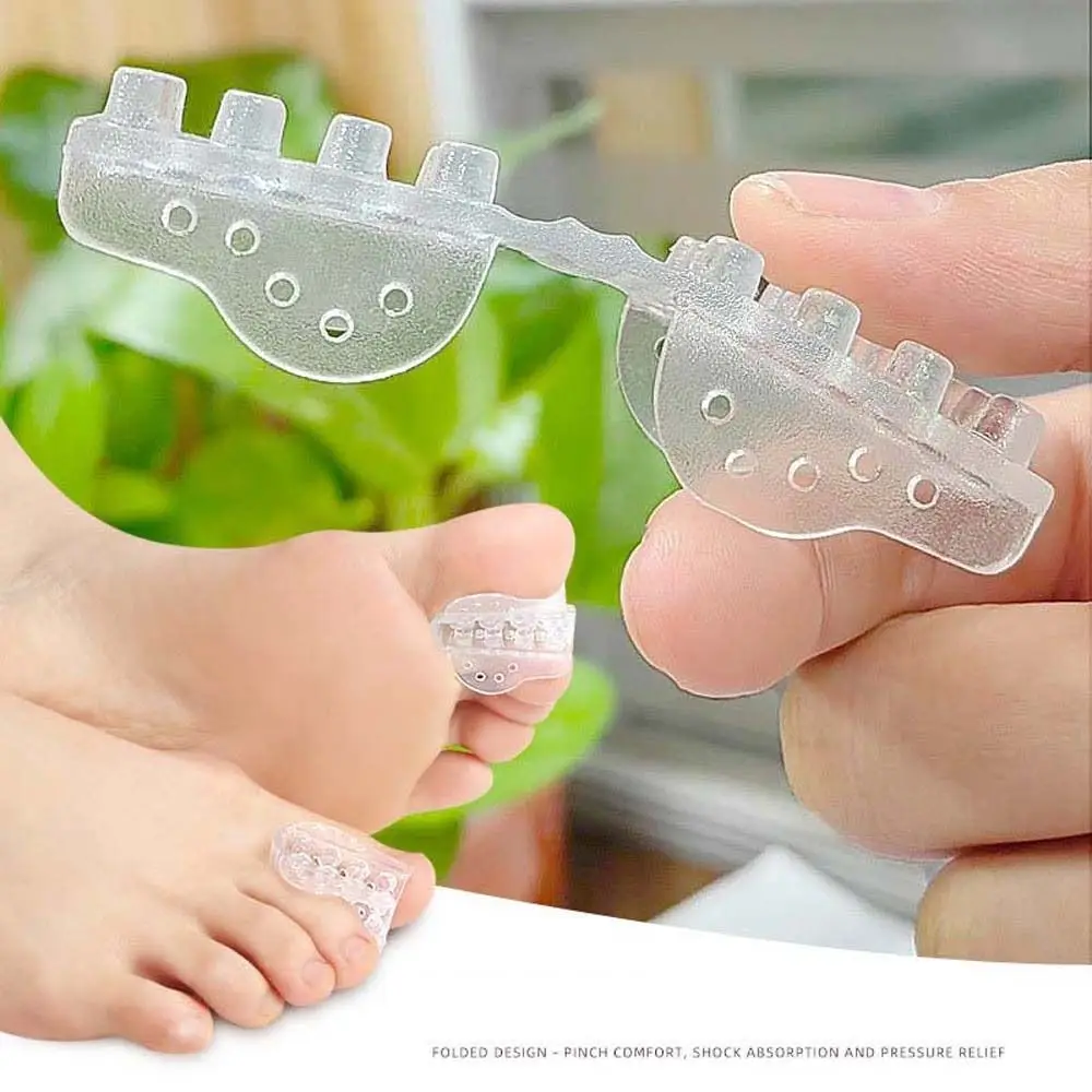 Feet Bone Thumb Adjuster Folded Toe Separators Toe Separators Thumb Valgus Adjuster Feet Valgus Corrector Straightener