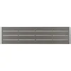 Outdoor Patio Bench Aluminum Weather Resistant Modern Design Suitable Backyard Deck Poolside Comfortable Seating 67 Inch 3