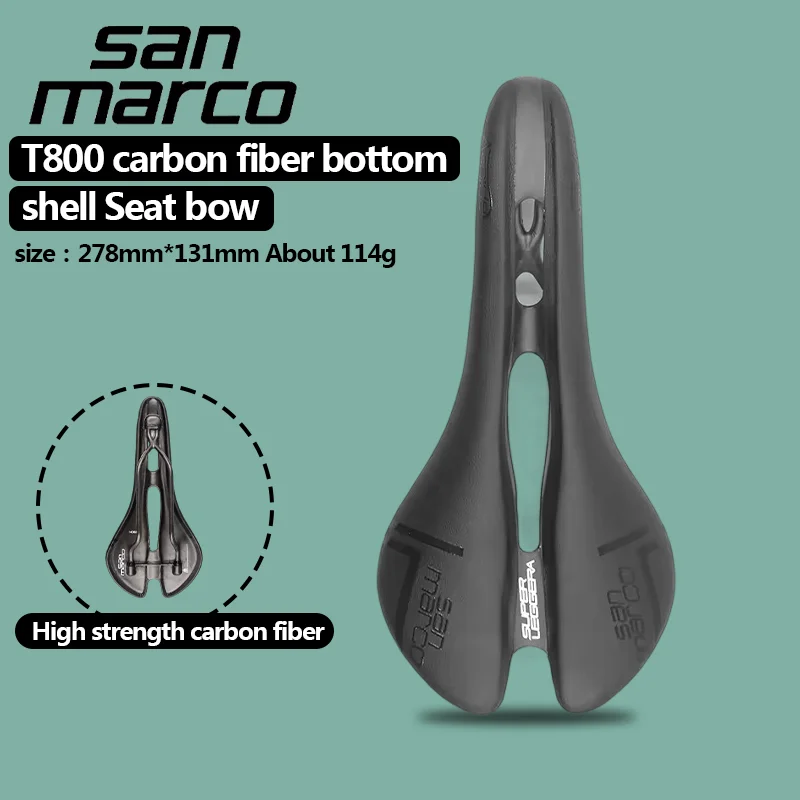 Bicycle Saddle San Marco Saddle Aspide Carbon Road Bicycle Saddle Man Women Racing Bike Seat MTB Mountain 131mm Carbon Rails Bicycle Accessories