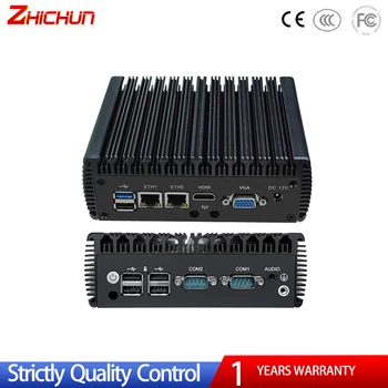 ZHICHUN 미니 PC 인텔 쿼드 코어 I7 게임용 컴퓨터, 셀러론 J4125 PC 데스크탑 컴퓨터, 휴대용 미니 컴퓨터