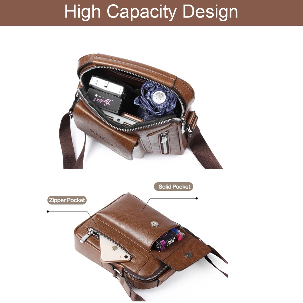 Рисунок 4 - Мужская модная сумка через плечо из искусственной кожи