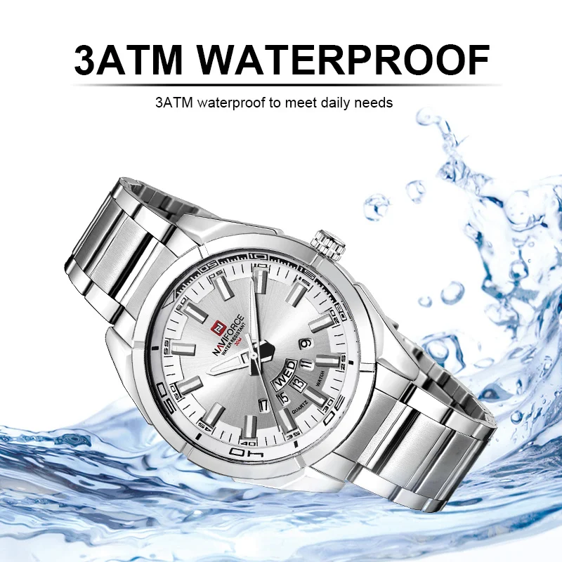Quartz Watch For Men Classic Business Luminous Casual Sport Waterproof Clock Date Week Display Men Watch Часы Мужские Наручные
