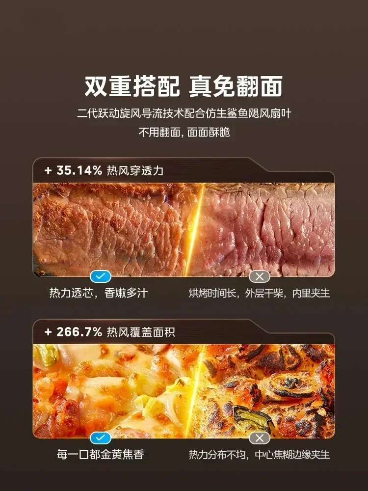 air fryer home new intelligent large-capacity visual no-turn oil-free multi-functional official flagship store airfryer. 4