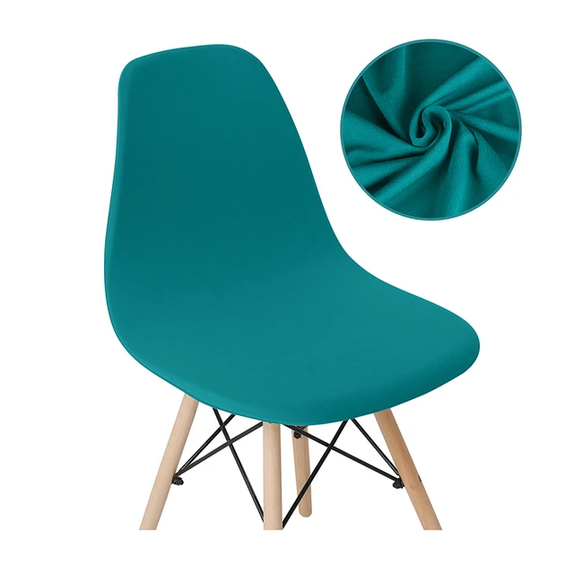 Stampa Shell Fodera per sedia Fodera per sedia da pranzo elasticizzata Stile nordico Scandinavo Coprisedili economici Sedie per la cucina dell'hotel domestico 5