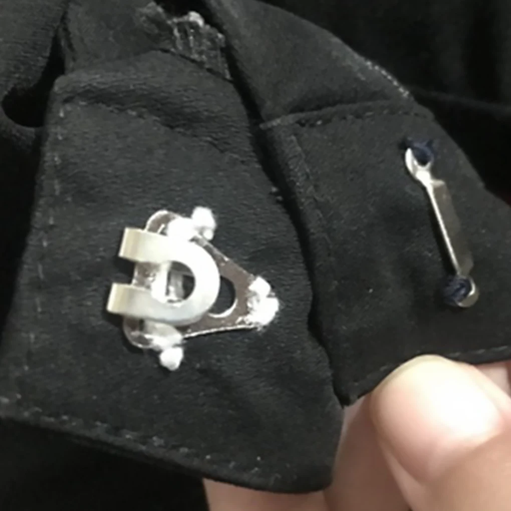 10 kousky kov kalhot háčků znovu použitelný odnímatelné anti-rust galvanizace šicí spojovací materiál dr. house sukně oprava nástroje