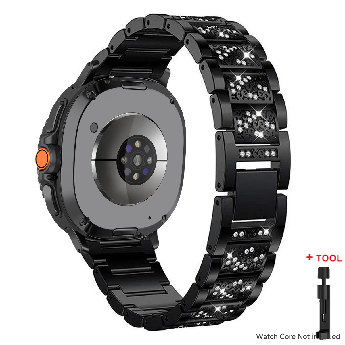 Shining Rhinestone Bracelet Wristband for Smartwatch - Elegant Strap Band Accessories
