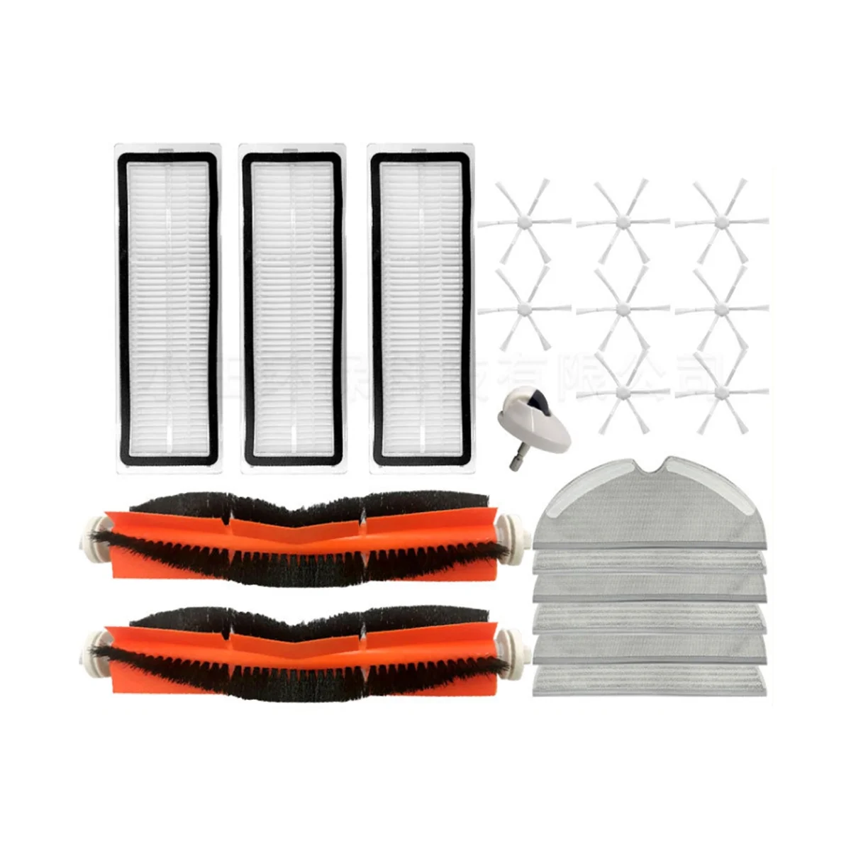 

Сменная Швабра для робота-пылесоса XiaomiMi 2 STYTJ03ZHM, аксессуары для пылесоса, основная боковая щетка, фильтр, Швабра, 20 шт.