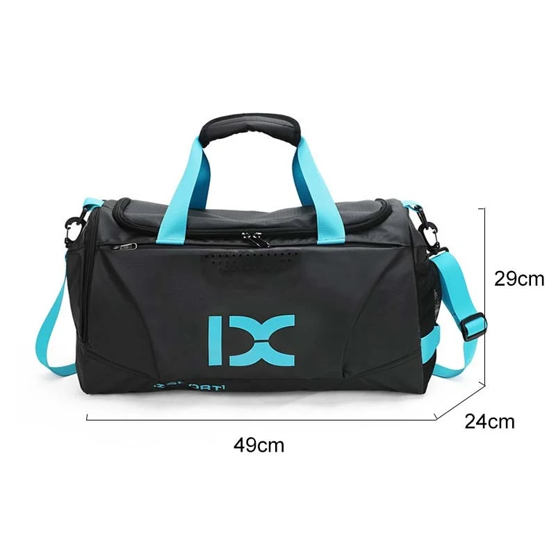 Large Multifunction Travel Sports Bags Waterproof Men Women Outdoor Wet Dry Separation Shoulder Bags Yoga Fitness Gym Bag Shoe