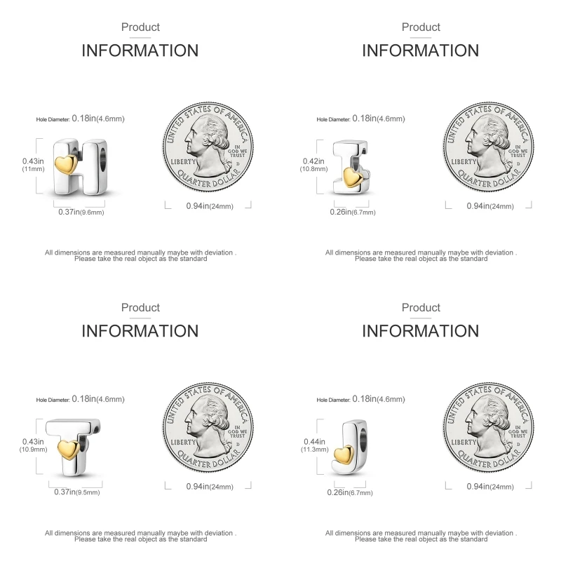 Fit Qikaola 925 Original Bracelets Love 26 English Letters Series Silvering Charms Beads For DIY Birthday Jewelry Making 3