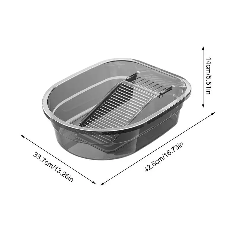 Wash Basin Laundry Hand Washing Board Laundry Bucket Basin Plastic Household With Washbord Deepening Bath