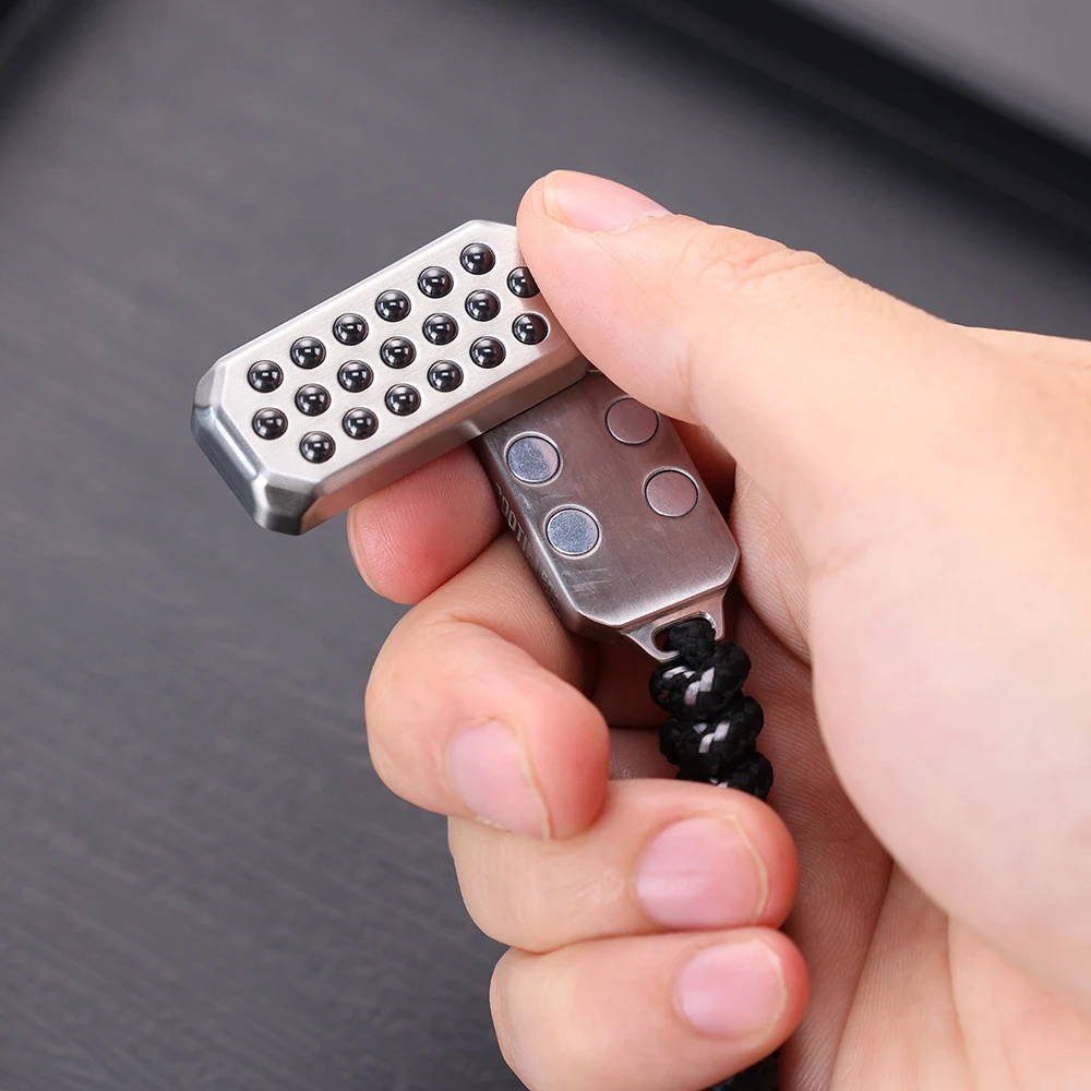 EDC Fingertip Slider Stainless Steel ADHD Tool Sensory Toys Stress Relief Fidget Spinner Fidget Toy