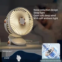 Xiaomi 8000mAh Clip Electric Fan 5 Speed Quiet Rechargeable Desktop Portable Air Circulator Wireless Fan With LED Light Camping 2