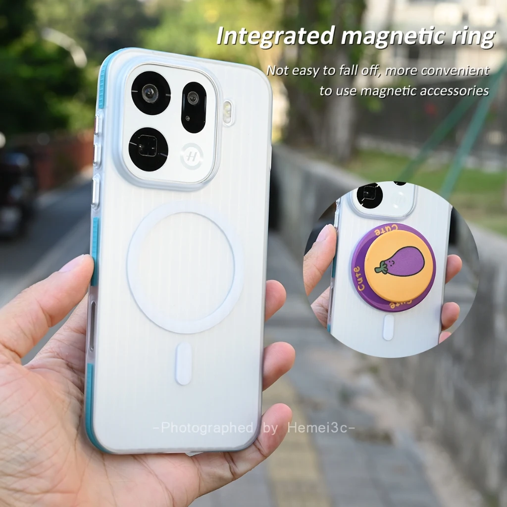 Magnetic Ultra-Thin Transparent Non-Slip Fashion Phone Case