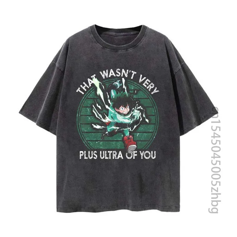 

My Hero Academia Anime Woman Shirt Streetwear Harajuku Vintage Distressed Tshirt Manga Graphic T Shirt Men Tops Tees