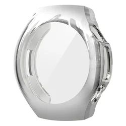 Premium TPU Protective Case Cover - All-Around Scratch-Resistant Shell for Huawei Watch 5 Accessories (Silver)