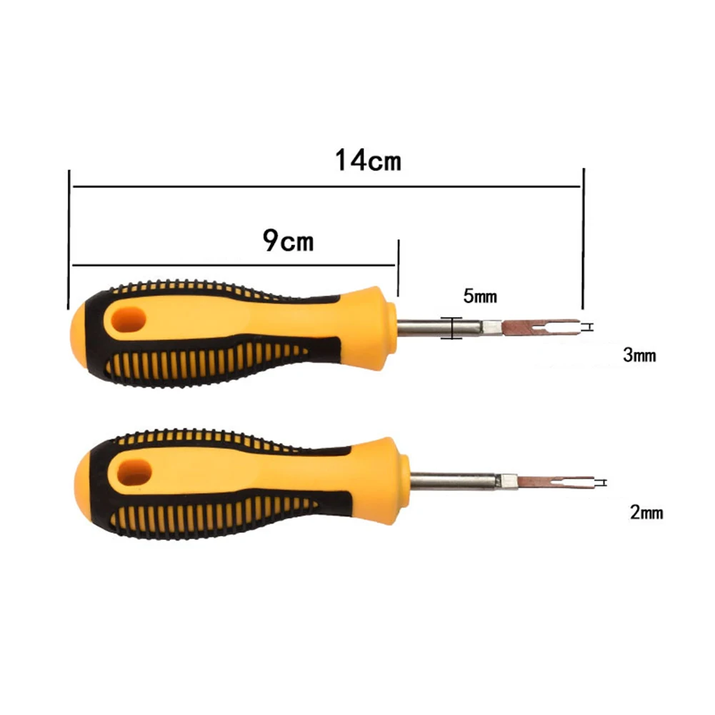 Car Terminal Removal Tool Electrical Wiring Key Pin Extractor Puller 2mm 3mm Electrical Connector Extractor Ejector car terminal tools