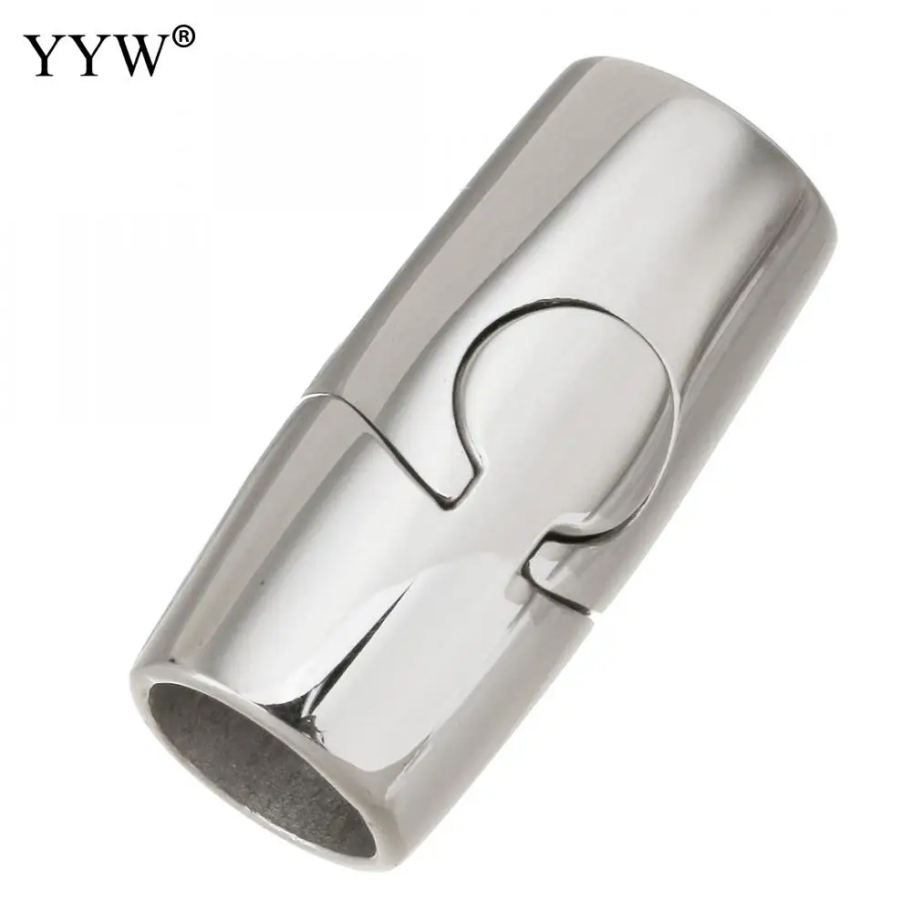 10PC Stainless Steel Magnetic Clasp Leather Cord Clasps Magnet Lace Buckle DIY Jewelry Making Bracelet Supplies Accessories