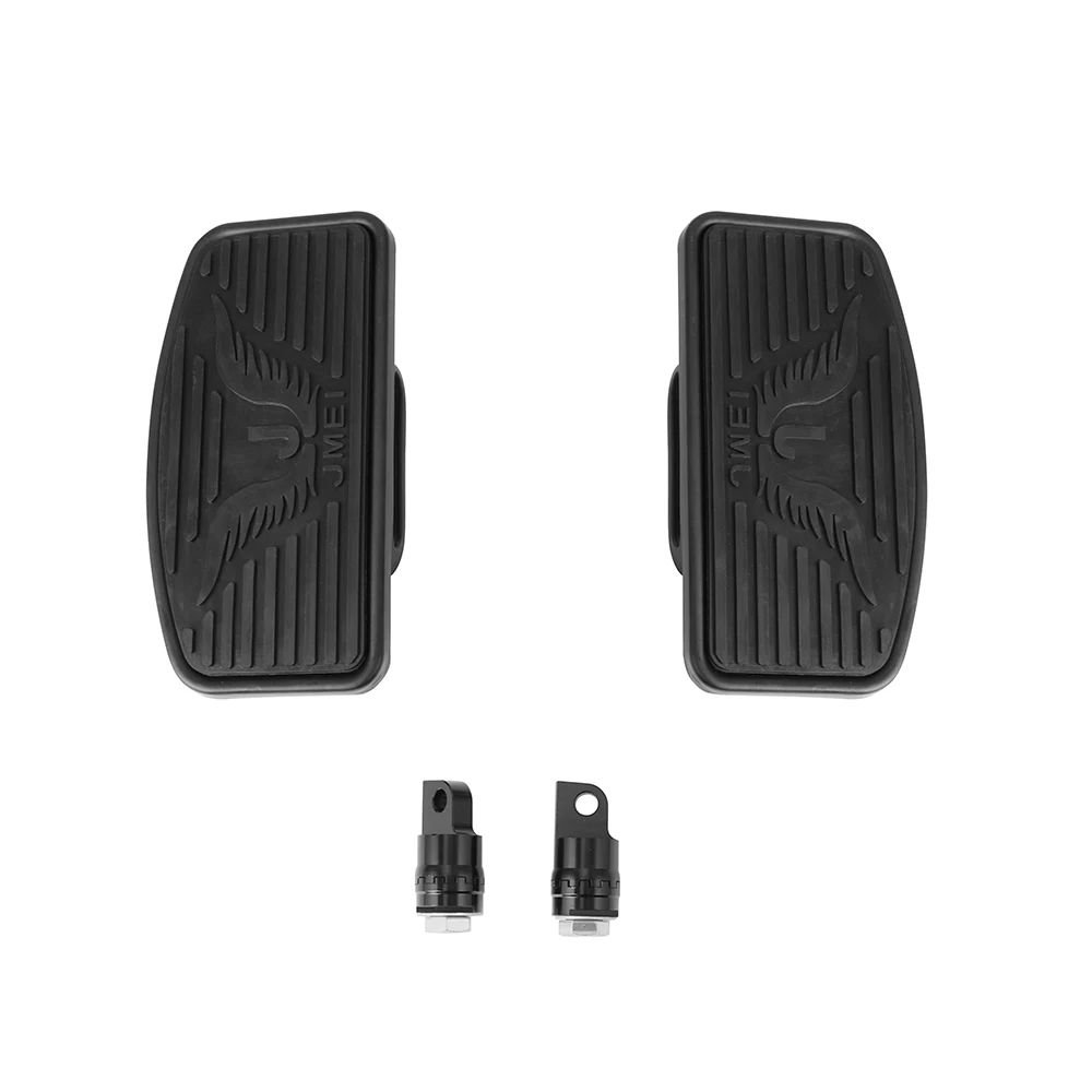 Pedane Poggiapiedi Per Moto - In Gomma, Per Passeggero, Compatibili Con Harley Davidson XL1200 - Foto 2