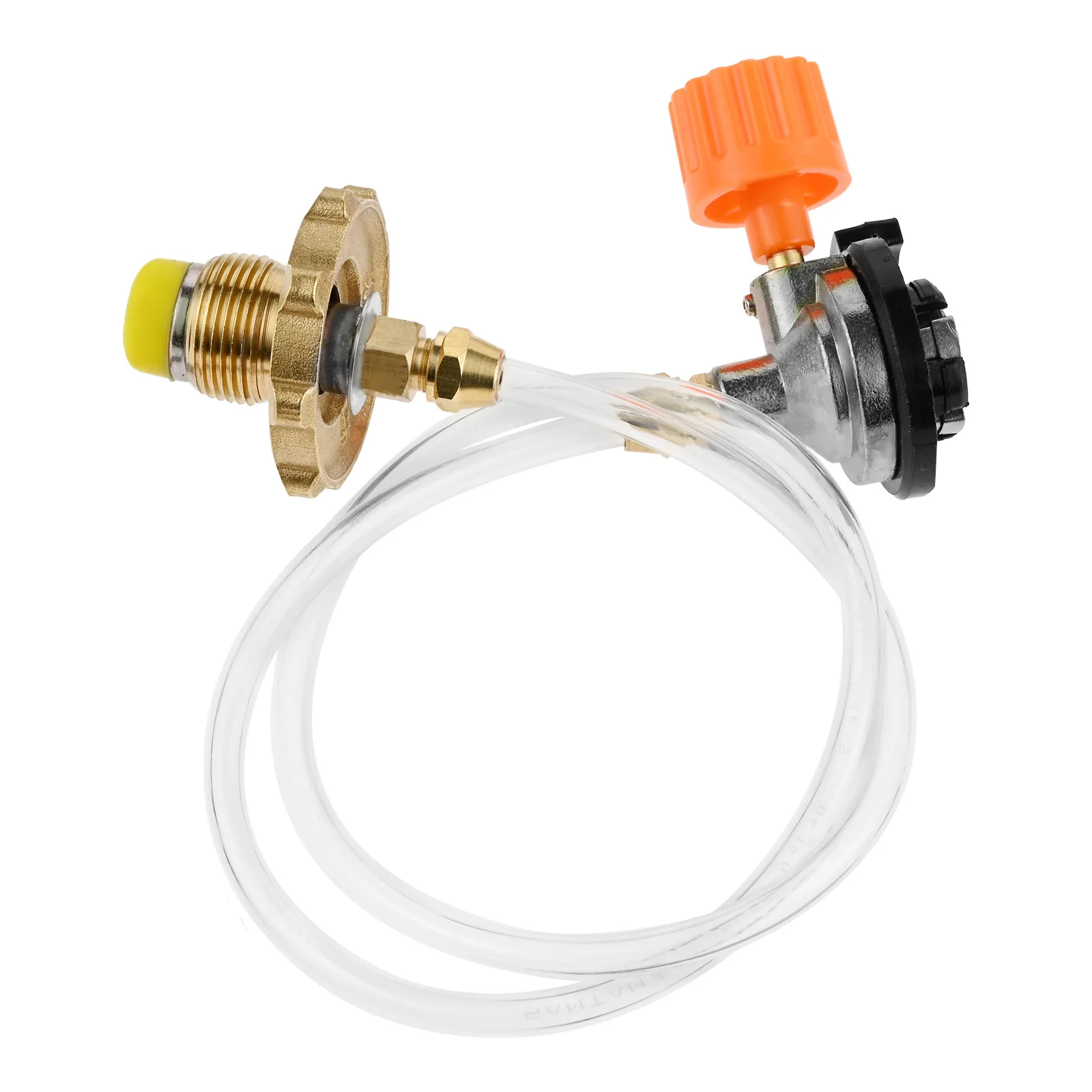 1set Liquefied Gas Connector 60cm Hose CB Can Adapter to connect Gas Tank Inflate CB can Copper Hand Wheel Switch Valve Camping