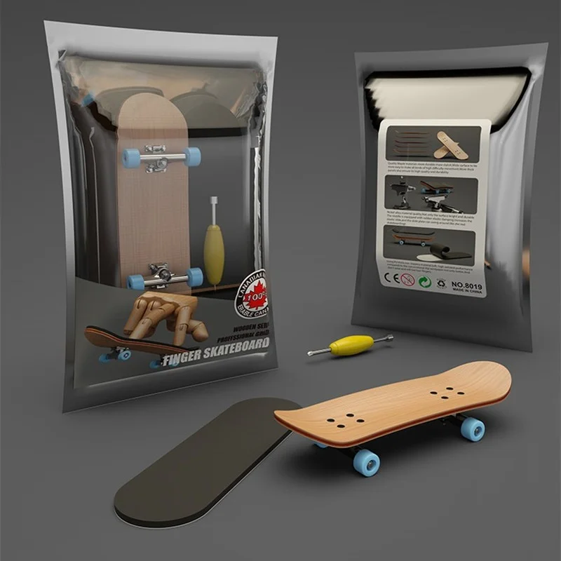 Finger SkateBoard Wooden Fingerboard Toy Professional Stents Finger