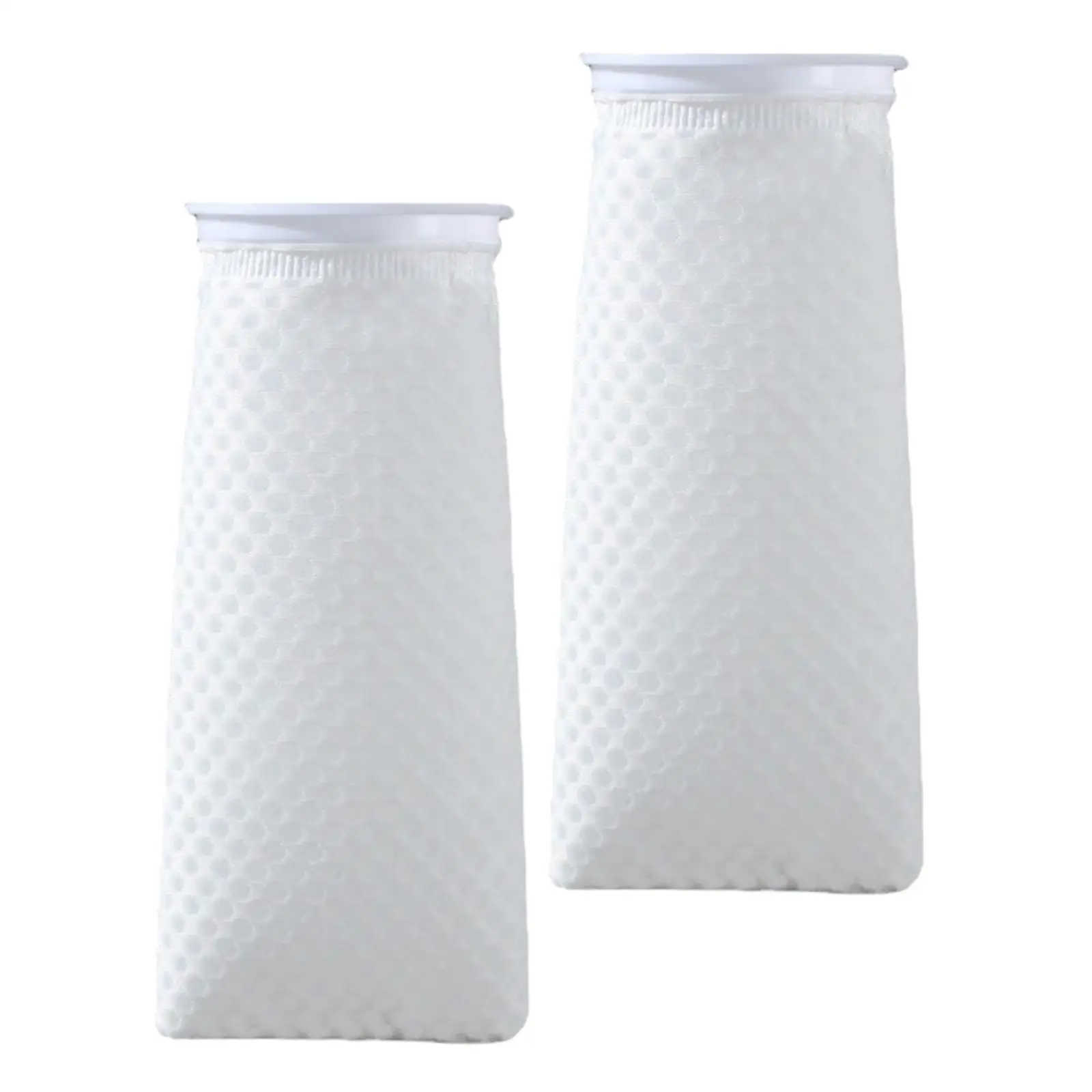 Fish Tank Filter Bags Sump Filter Socks 2Pcs Washable 4 inch Mesh Accessories Reusable for Fish Tank Filtration Material Pond