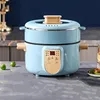 2.5L Home Multifunctional Electric Saute Pot Smart Non-stick With Steamer Rice Cooker Large Capacity Electric Hot Pot 220V 1