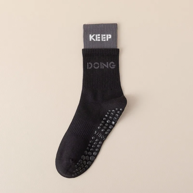 5pairs Custom design cotton reformer ribbed pilates grip socks non slip pilates  socks with grips for women - AliExpress