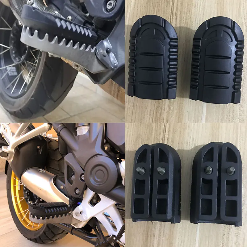 Motorcycle Footrests Pedals Rubber For BMW R1250 GS Adventure R1200GS Rallye R 1200 GS ADV GS1200 ADV F650GS F700G