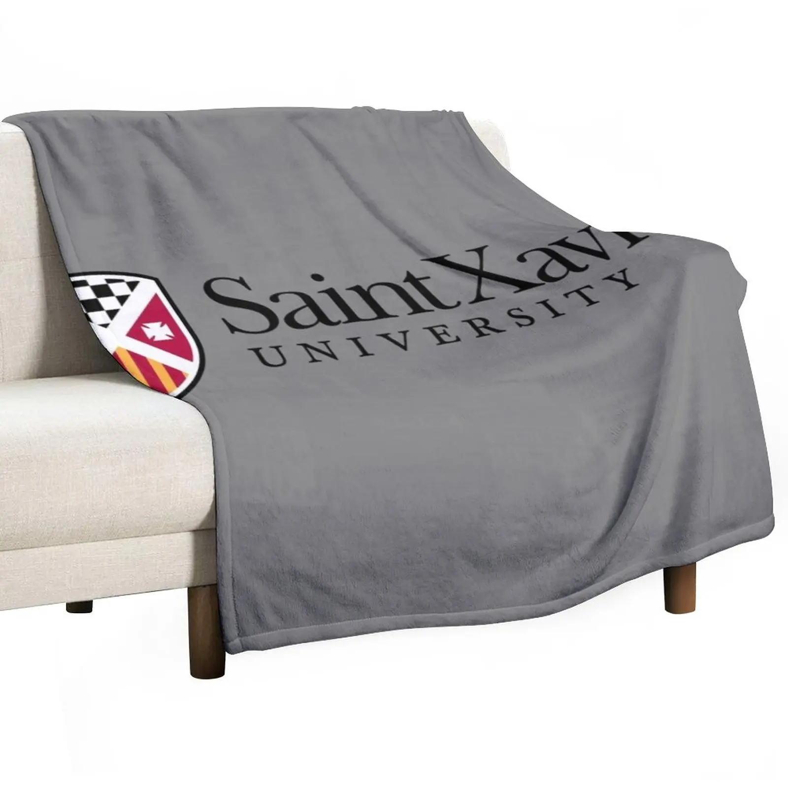 

Saint Xavier College Throw Blanket Soft Plush Plaid Summer Blanket