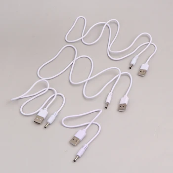 USB to DC 3.5mm 전원 케이블 잭 커넥터, 허브 미니 선풍기 라우터 스피커용 범용 5V 충전기 전원 케이블, MP3/MP4