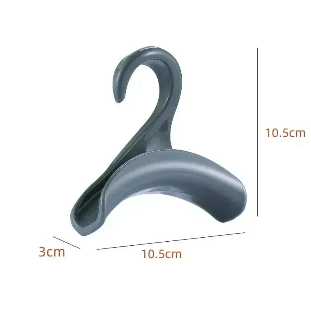 2/4/6pcs Widen Multipurpose Hangers Connection Hook Space Saving Hat Silk Scarf Shawls Handbag Hanging Rack Wardrobe Organizer