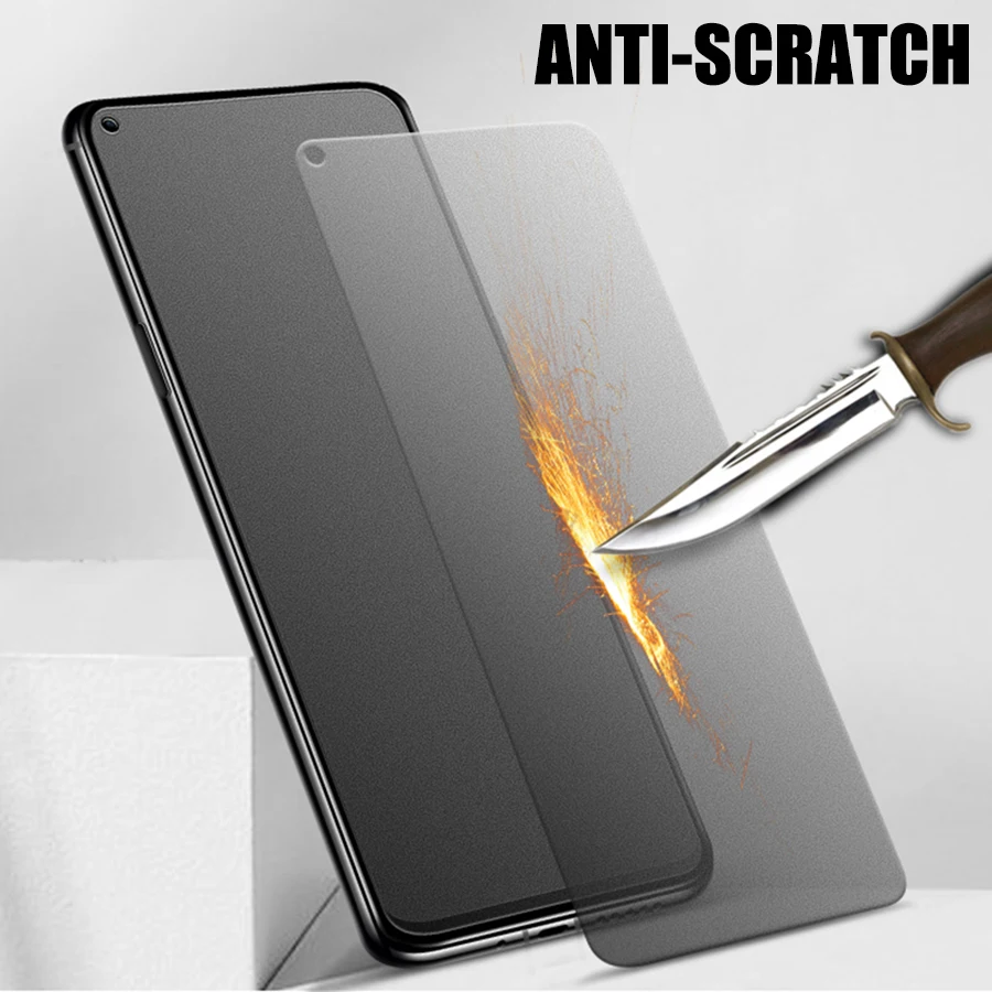 1-3Pcs Matte Tempered Glass for Poco X3 M3 F2 Pro F3 Frosted Screen Protectors for Redmi Note 10 9 8 Pro 9S 9T 8T 9A 9C 10S 8A