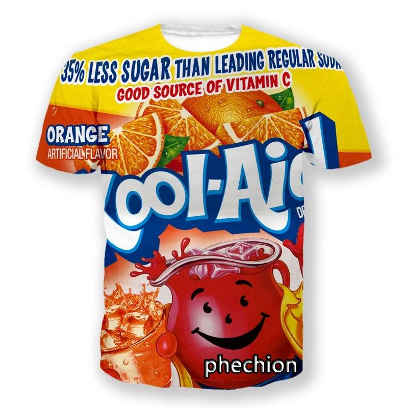 

phechion New Fashion Men/Women Snacks 3D Print Short Sleeve T-Shirt Casual Hip Hop Summer T Shirt Tops S103