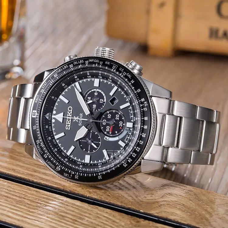 Новинка 2022 модные мужские часы SEIKO хронограф проспект серии SSC607J1 кварцевый