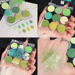 Vibrant Summer Pearl Matte & Shimmer Eyeshadow Palette - Long - Lasting Charm Collection (01)