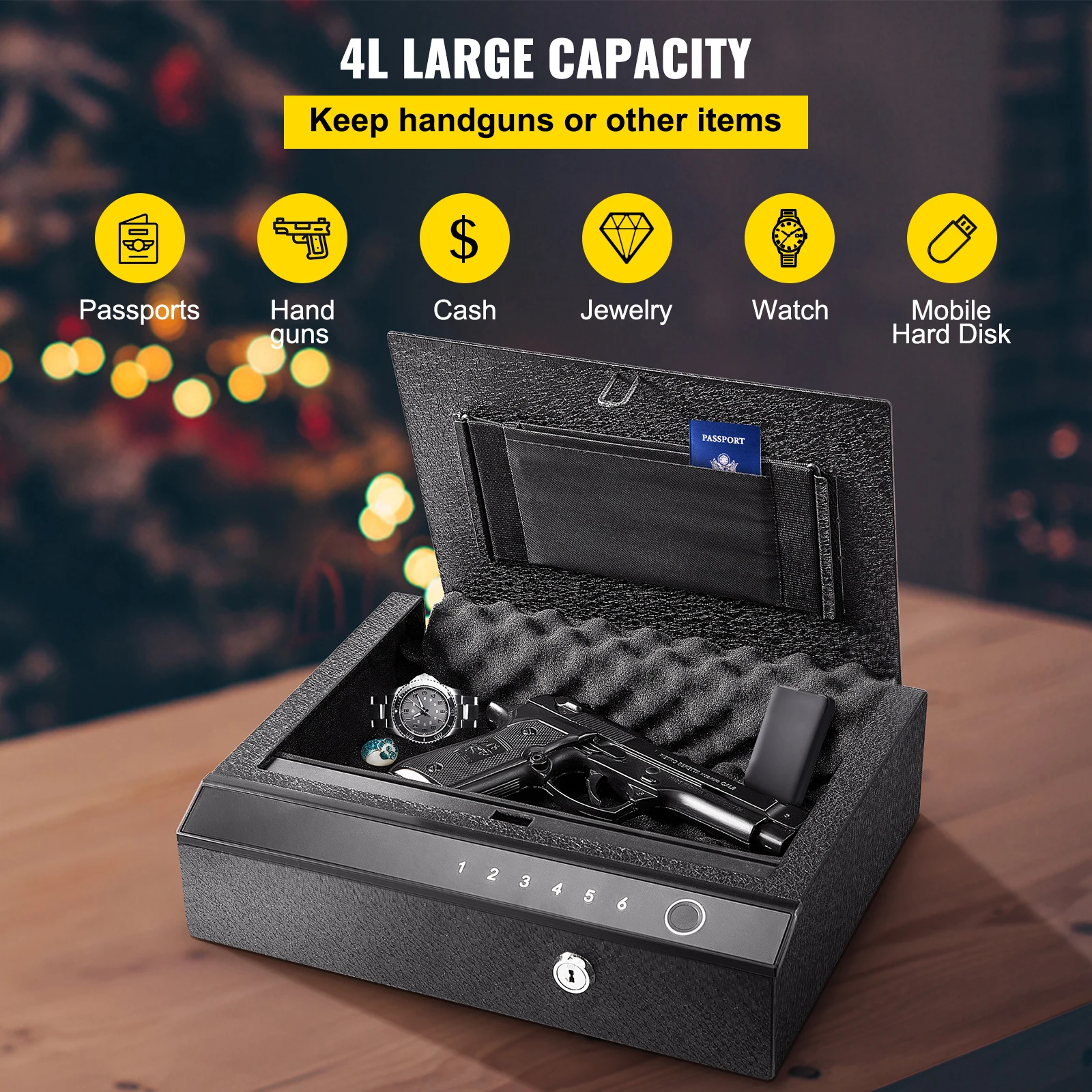 Рисунок 5 - VEVOR 4L пистолет ящик-сейф Q235