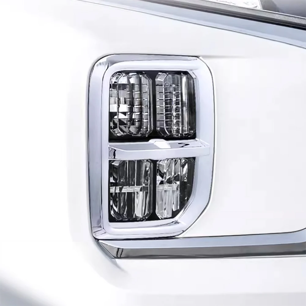 

4pcs Chrome Front Rear Fog Light Lamp Bezel Trim Garnish For 2020-2022 Mitsubishi ASX Car Styling