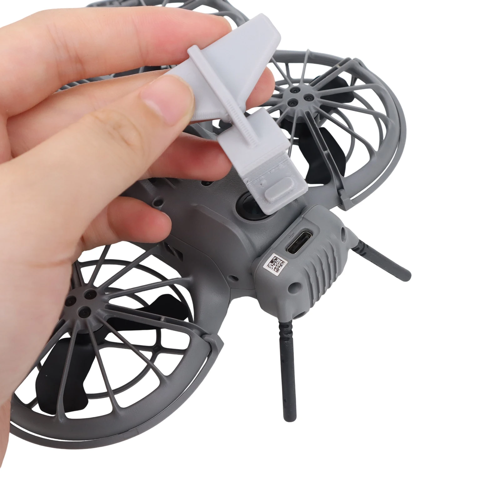 Aileron arrière DJI NEO 2 - Support fixation aérodynamique 3,8g