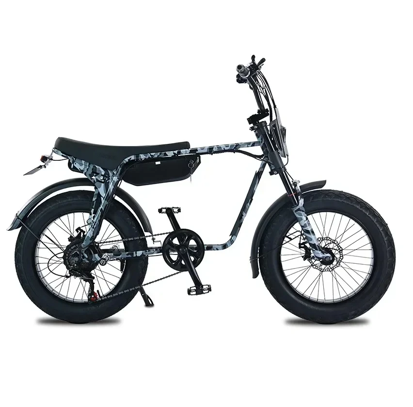 

EU Akez 750W Electric Bicycles 20 *4.0 E-bike Fat Tire Sur Ron E Bike 48V 13AH Mountain Sand Dirt Motor Bike Motorcycle