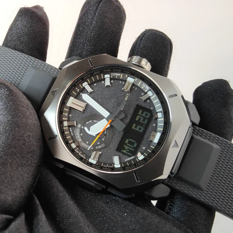 Premium Waterproof TPU Replacement Strap for Casio PROTREK Men's Watches