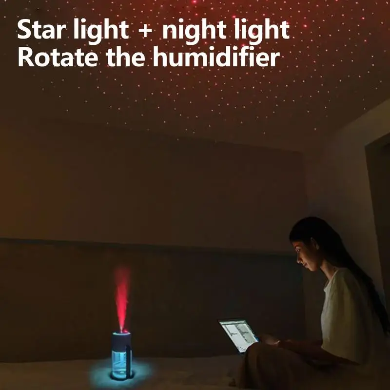 Star Projector Humidifier Large Area Humidifier Large Area Nightlight Comforting Stylish Home Projector