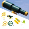 Playground Equipment Set Active Outdoor Play Kids Pirate Telescope Steering Wheel & Safety Handle Bars for Kids Outdoor Playset 3